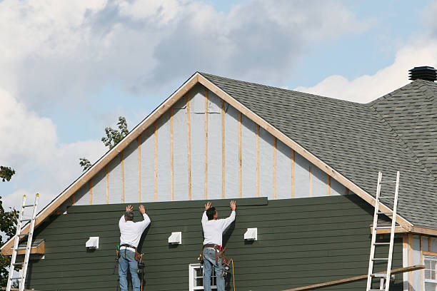 Professional Emergency Siding Repair technician working in Fairhope, PA
